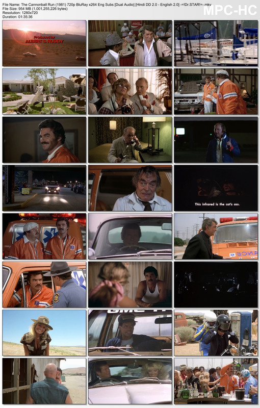 The Cannonball Run (1981) 720p BluRay Thumbs