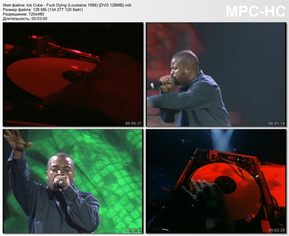 Ice Cube - Fuck Dying (Louisiana 1998) [DVD 128MB]