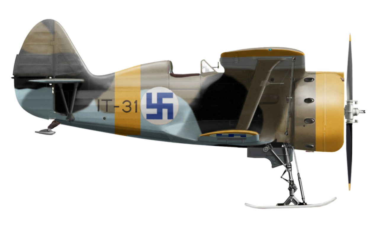 Ilmavoimat-Polikarpov-I-153-FAF-2.LeLv30-as-IT31-Malmi-Finland-Sep-1944-0A