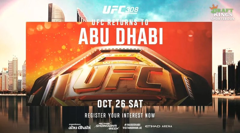 UFC 308 ще се проведе в Абу Даби на 26-ти октомври