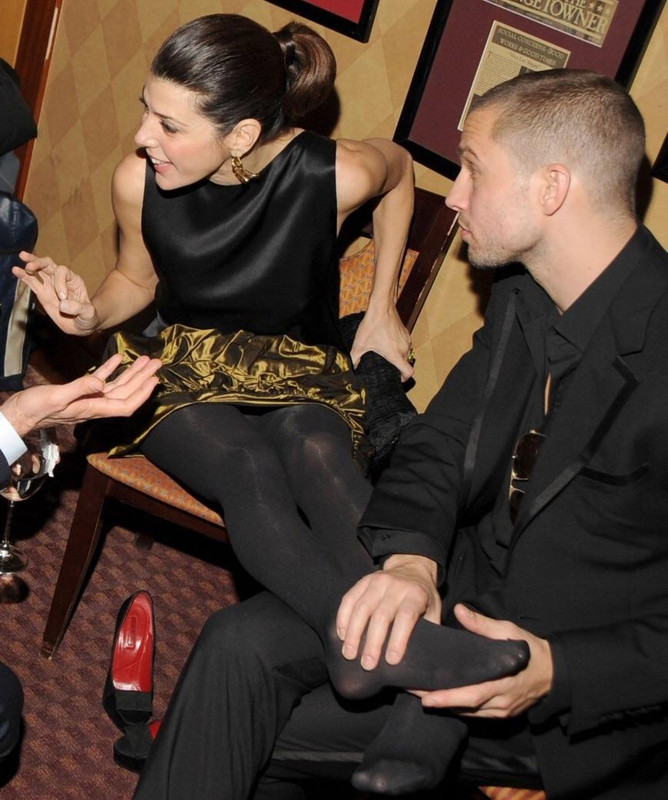 Marisa Tomei and a lucky guy