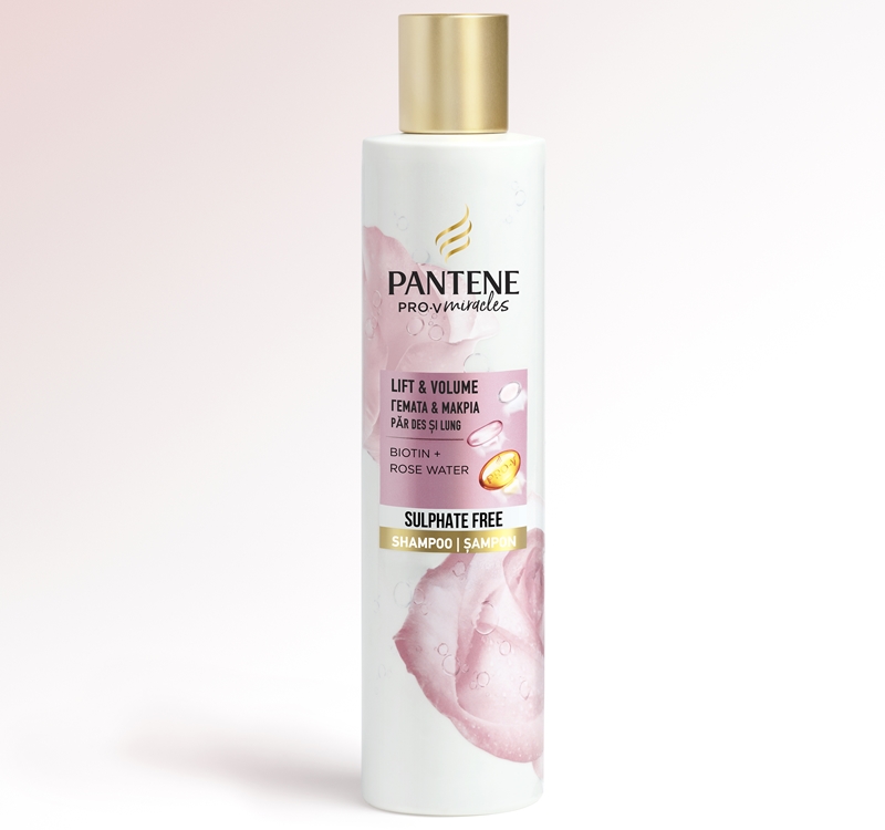 Η Νέα Σειρά Pantene χωρίς σιλικόνη περιέχει ροδόνερο και βιοτίνη