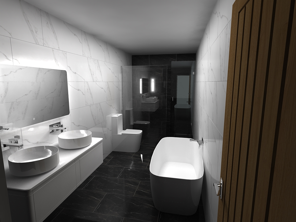 Harpenden - Marble Bathroom