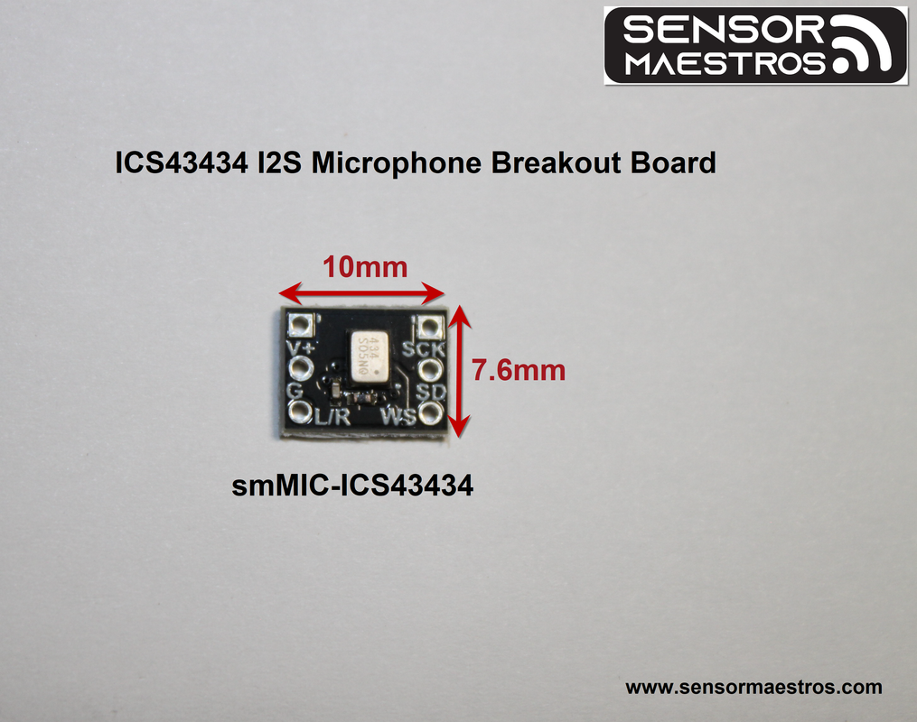 インディバ　電極板 ICS43434 I2S Digital Microphone Ultra Small Breakout Board | eBay