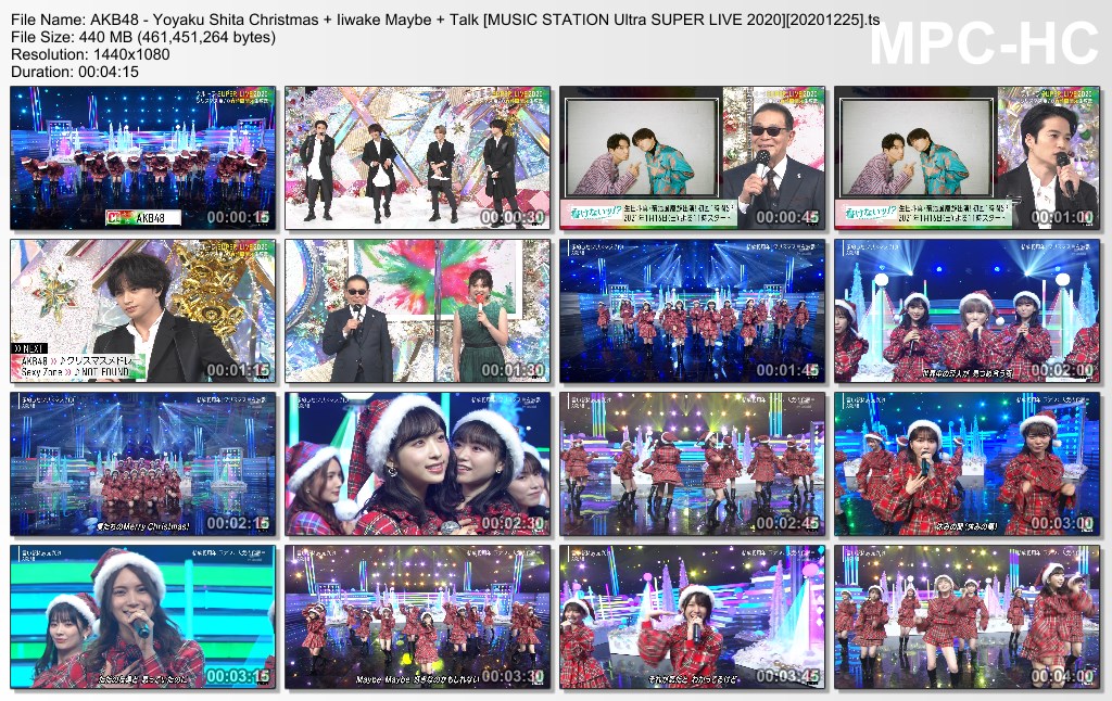 AKB48 - Yoyaku Shita Christmas   Iiwake Maybe   Talk [MUSIC STATION Ultra SUPER LIVE 2020][20201225]