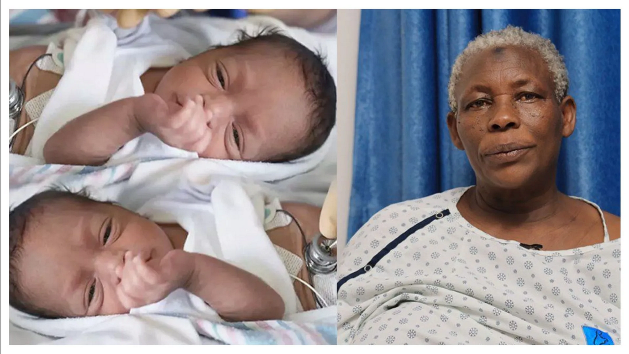 Mujer de 70 años dio a luz a gemelos y se convierte en la madre más longeva