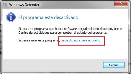 DESACTIVAR WINDOWS DEFENDER 5