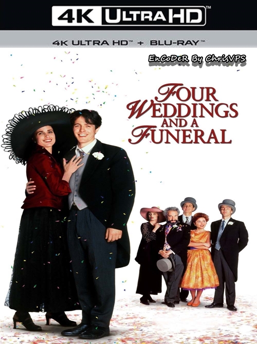 Cztery wesela i pogrzeb / Four Weddings and a Funeral (1994) MULTI.HDR.2160p.BluRay.DTS.HD.MA.AC3-ChrisVPS / LEKTOR i NAPISY
