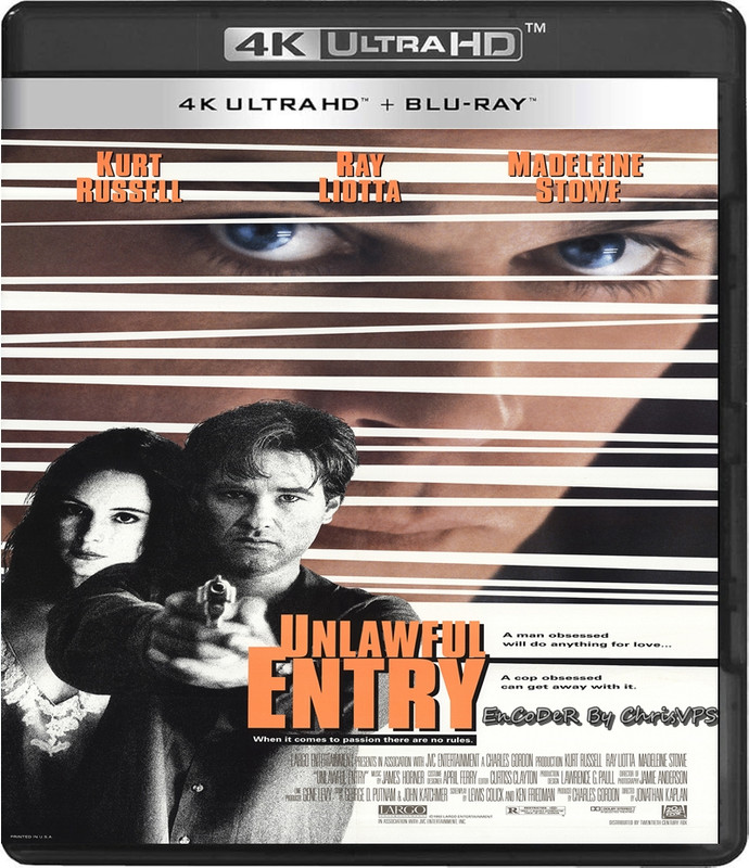 Obsesja namiętności / Unlawful Entry (1992) MULTI.HDR.DoVi.Hybrid.2160p.BDRemux.DTS.HD.MA.AC3-ChrisVPS / LEKTOR i NAPISY