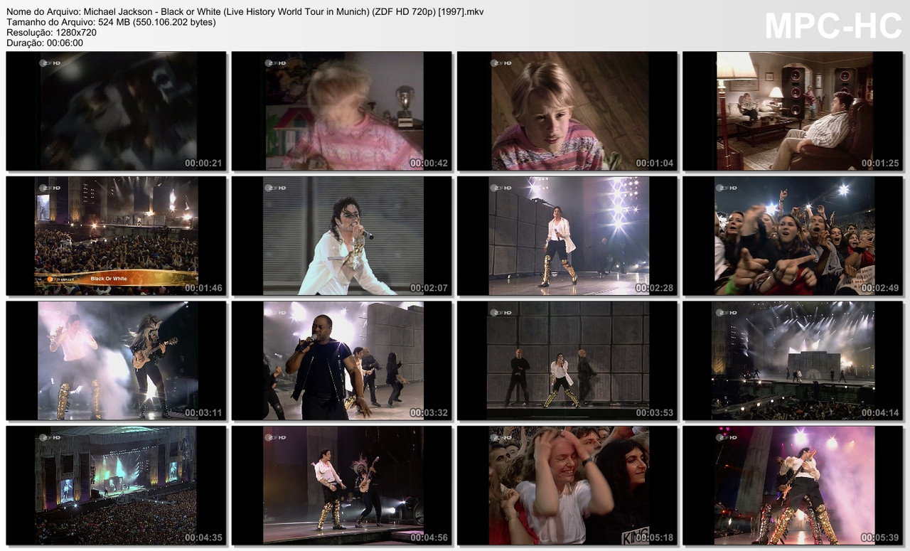 Michael Jackson - Black or White (Live History World Tour in Munich) (ZDF HD 720p) [1997]