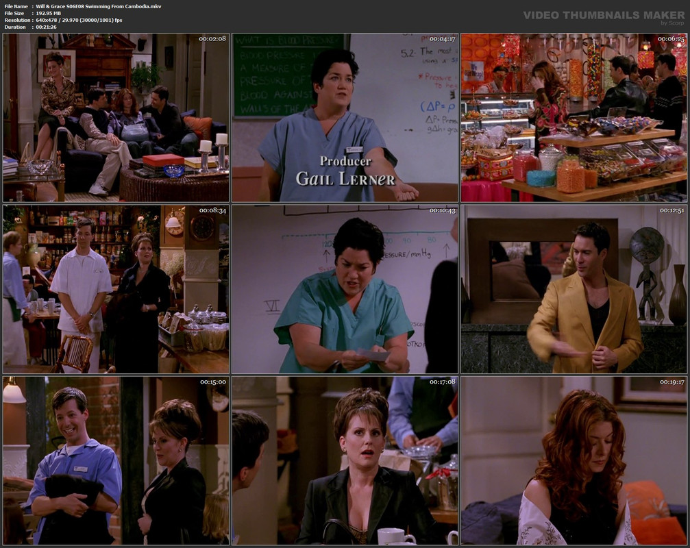 Will & Grace S06E08 Swimming From Cambodia.mkv