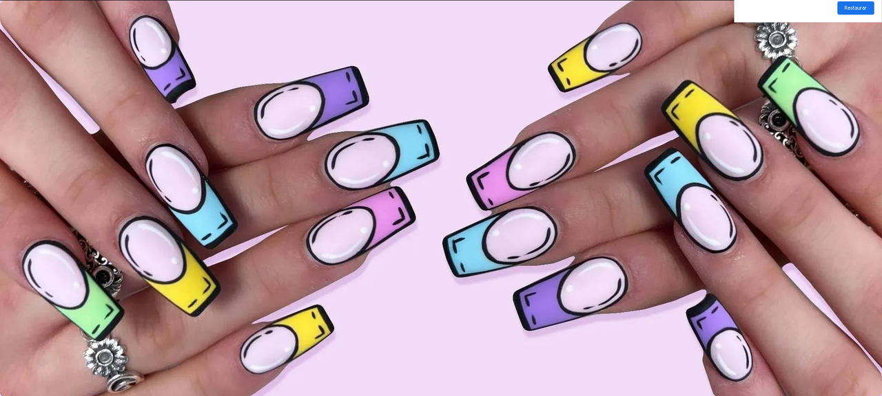 Así puedes lograr las ‘comic nails’, la nueva tendencia que arrasa
