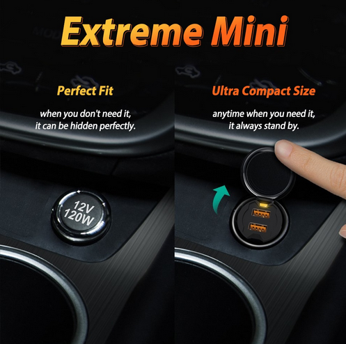 Low Profile Flush Fit 12v USB Chargers Ford Kuga Owners Club