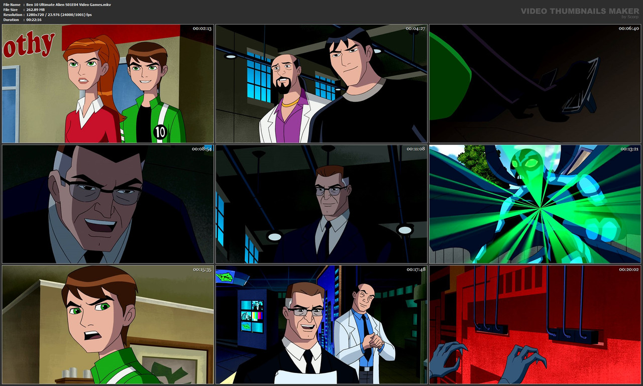 Ben 10 Ultimate Alien S01E04 Video Games.mkv