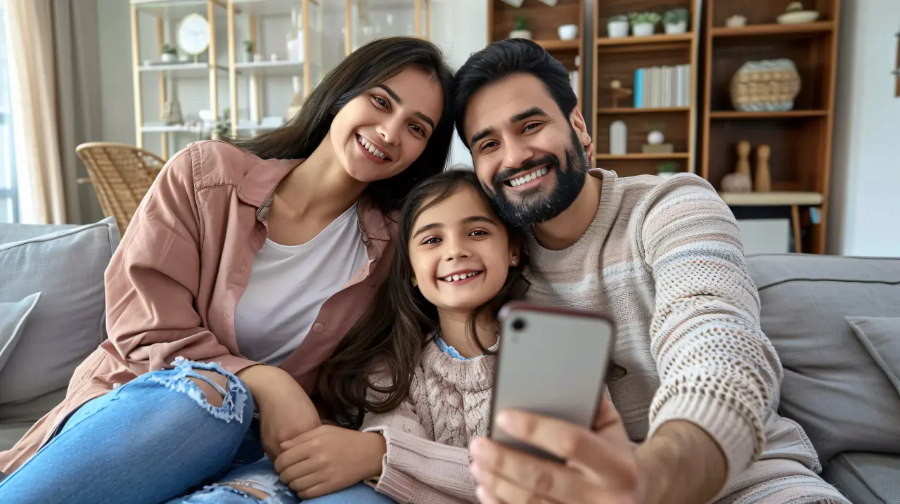 Healthy India Family Image