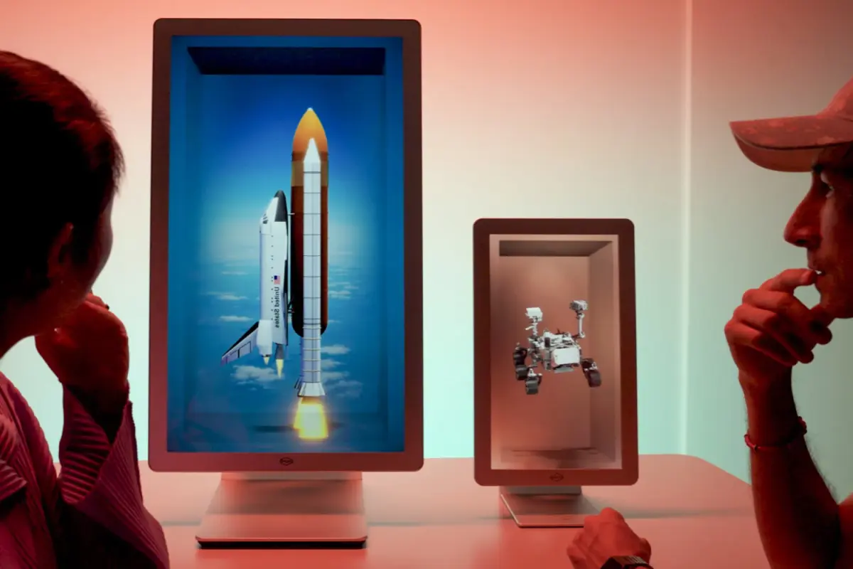 Hololuminescent-display