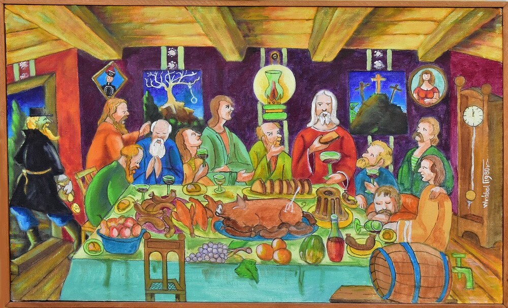 Paweł_WROBEL_Ostatnia_Wieczerza_na_Slasku_1980