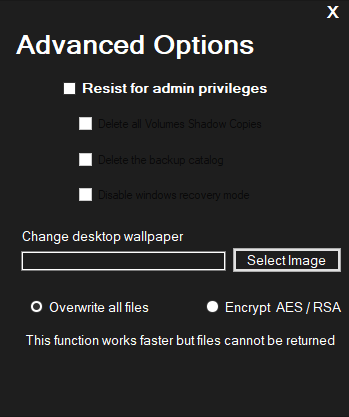 CHAOS RANSOMWARE BUILDER V4