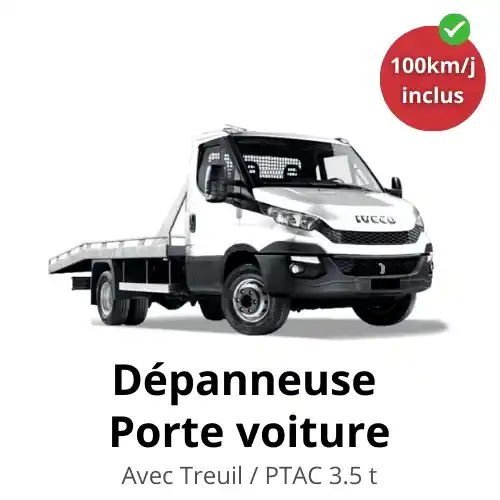 location dépanneuse porte voiture