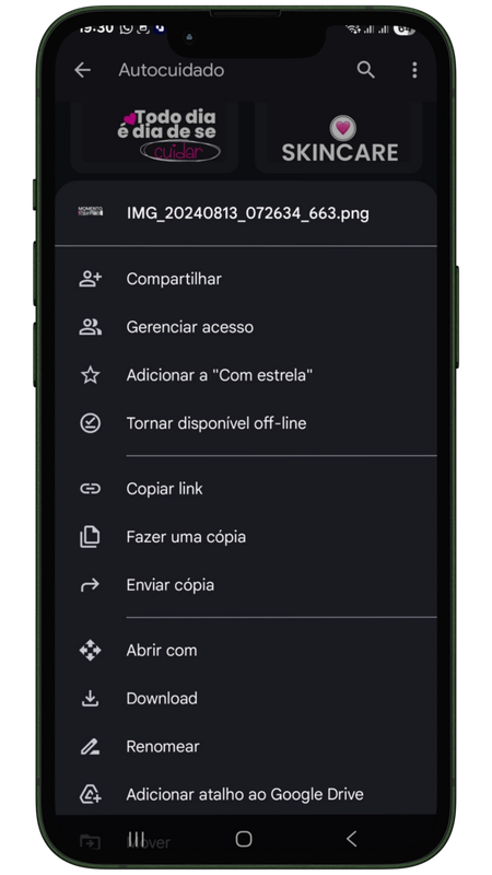 2. Baixe a imagem selecionada