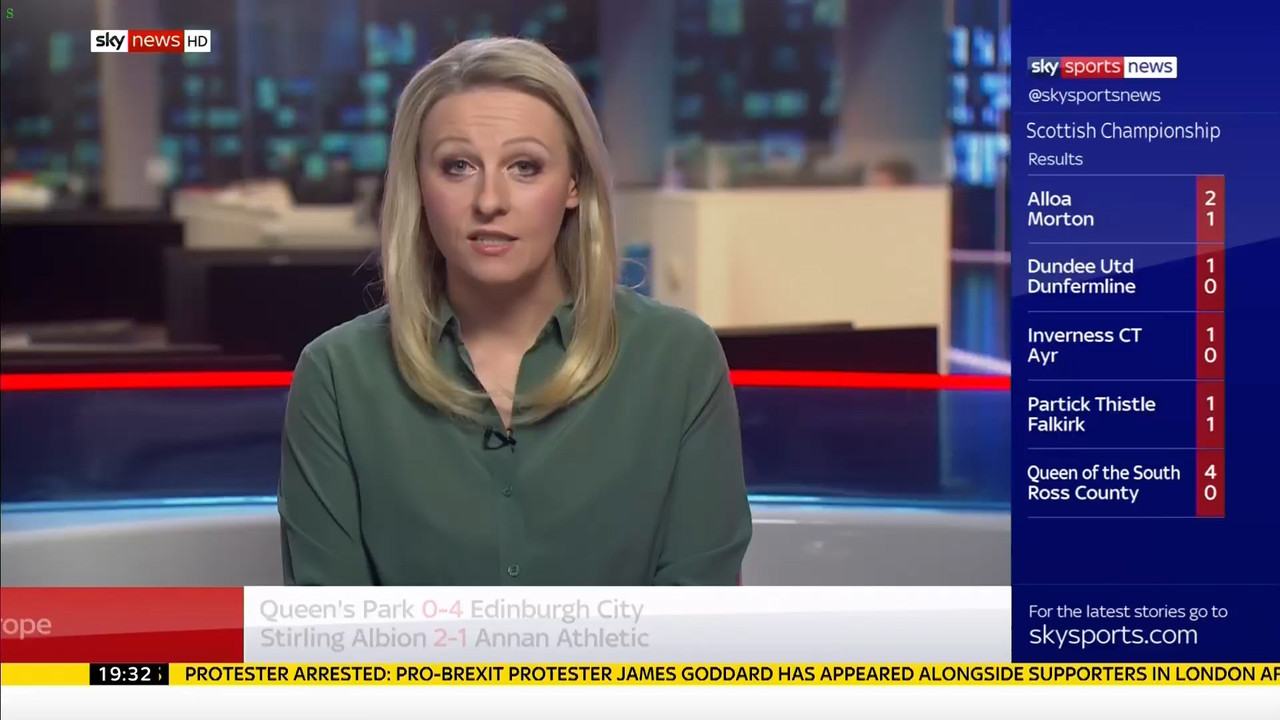 12 January - 19.30.00 - Sportsline. Sky News presents the news a