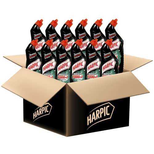 Amazon: Harpic Líquido Desinfectante para Inodoros Power Ultra Todo en 1 Caja de 12 piezas con 200 ml c/u 
