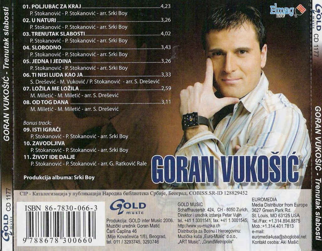 Goran Vukosic - 2006 - Trenutak slabosti - zadnj
