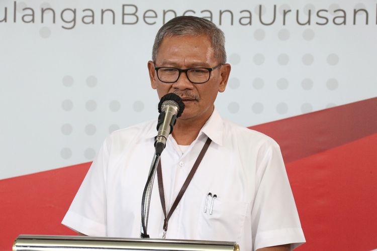 Juru bicara pemerintah untuk penanganan virus corona, Achmad Yurianto, dalam konferensi pers di Graha BNPB pada Kamis (2/4/2020).