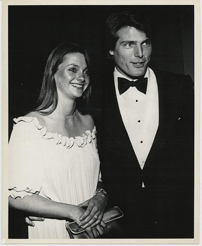 Gae Exton and Christopher Reeve