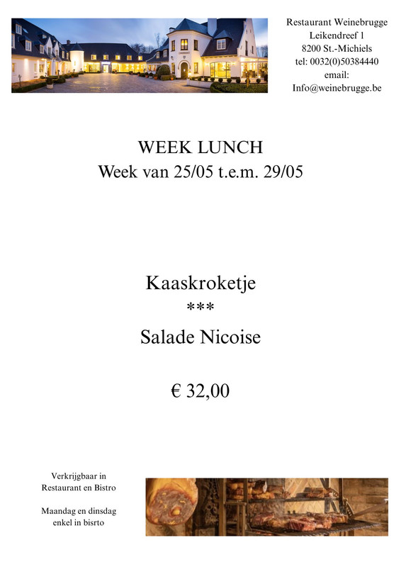 A WEEKMENU