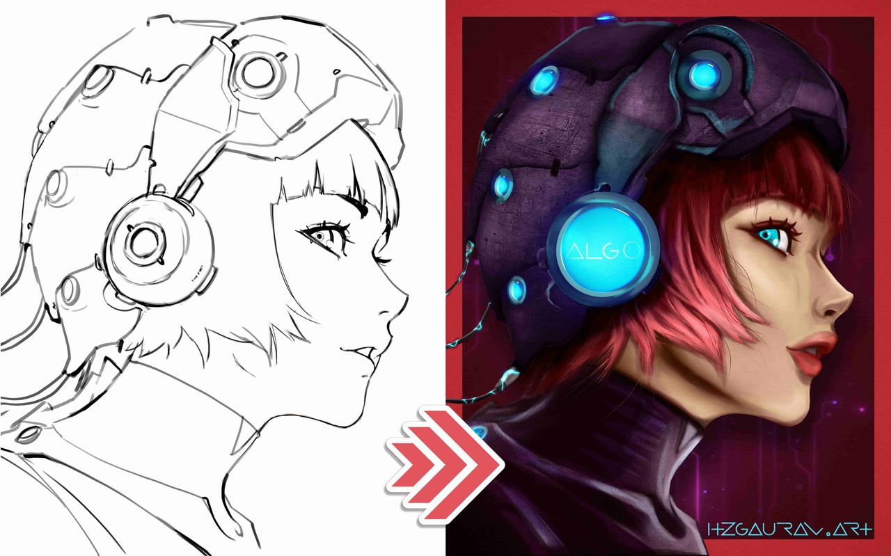 Sketch to Digital Art