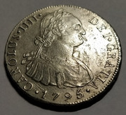 8 Reales 1795. Carlos IV. Lima IMG-20200226-192042