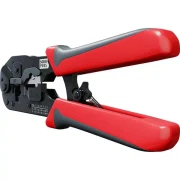 Detalhe do corte de fios do alicate