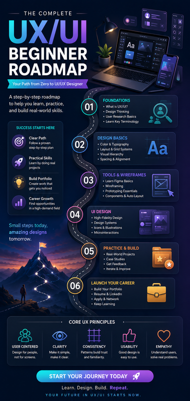 UX/UI Beginner Roadmap Generator