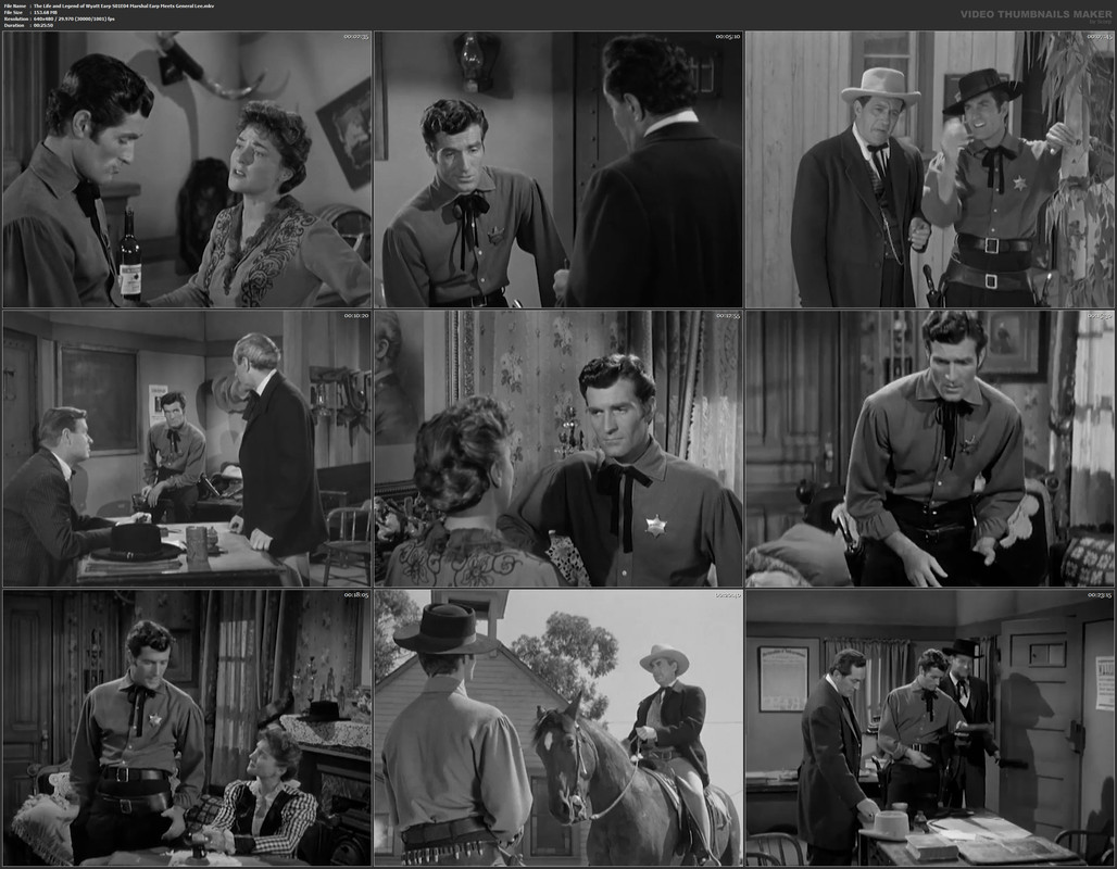 The Life and Legend of Wyatt Earp S01E04 Marshal Earp Meets General Lee.mkv