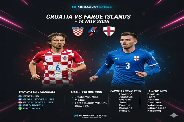 تحليل مباراة كرواتيا وجزر فارو في تصفيات كأس العالم 2026