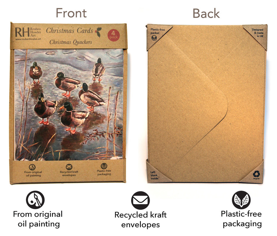 Front and back of card pack