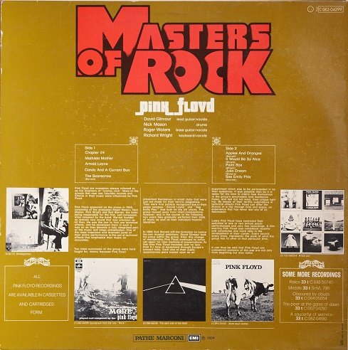 Pink Floyd - Masters Of Rock (1974) [Vinyl Rip 24/192] Lossless