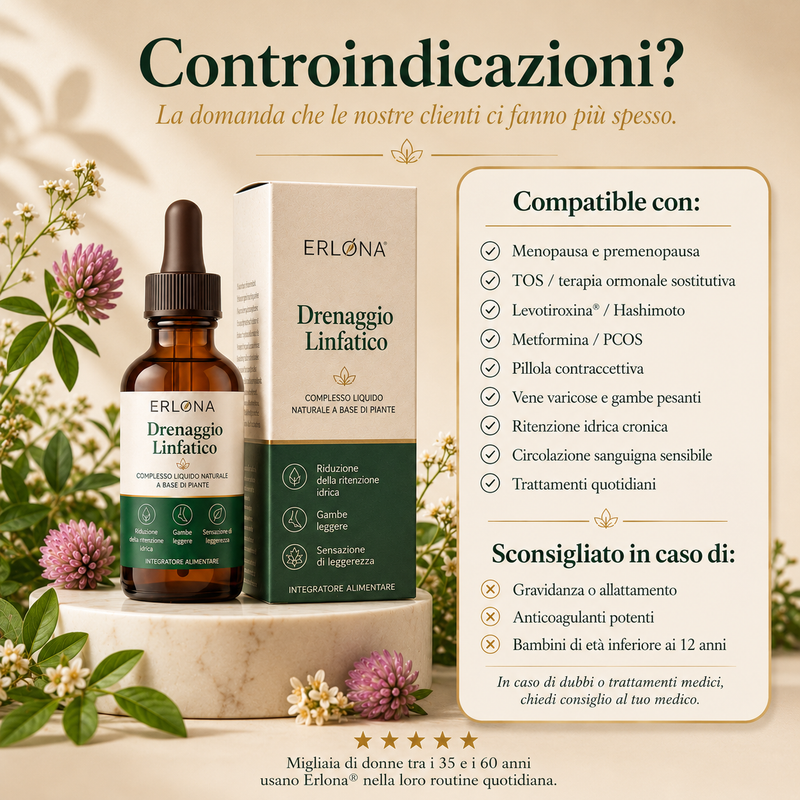 Controindicazioni Erlona Drenaggio Linfatico