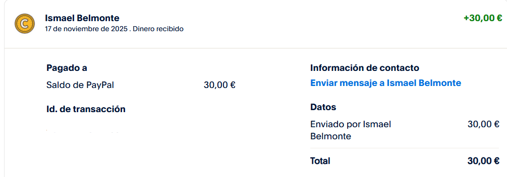 Payment proof
