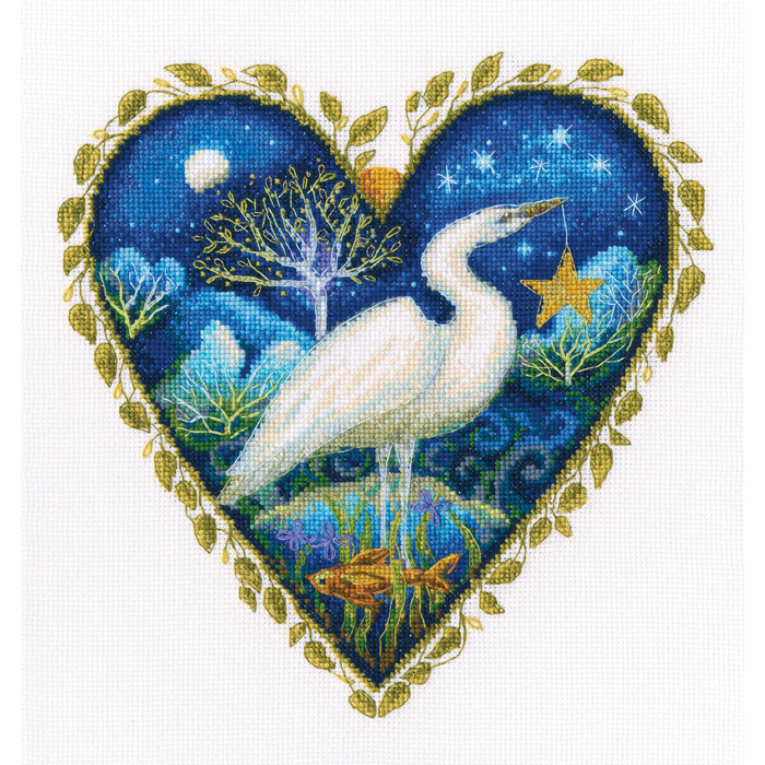 Fairy tales live on the roofs Counted Cross Stitch Kit RTO M 662 Fairy tales live on the roofs Counted Cross Stitch Kit RTO M 662