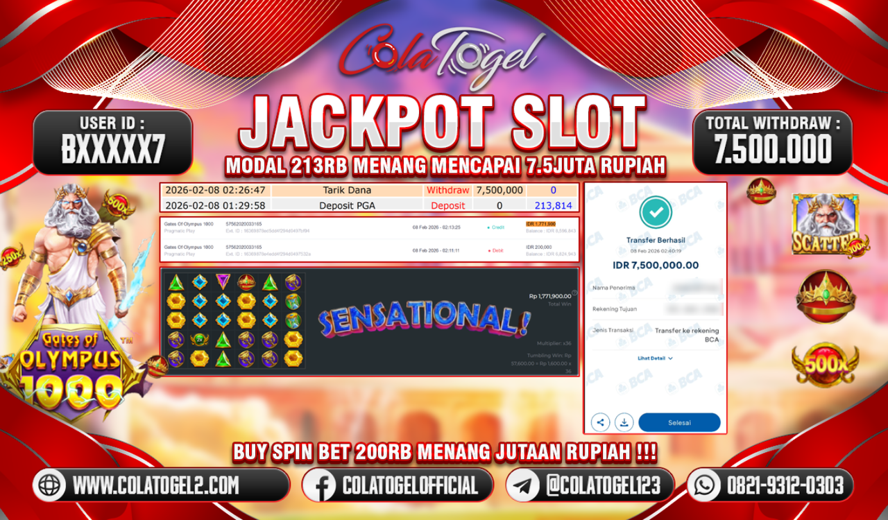 JACKPOT SLOT GACOR!!
