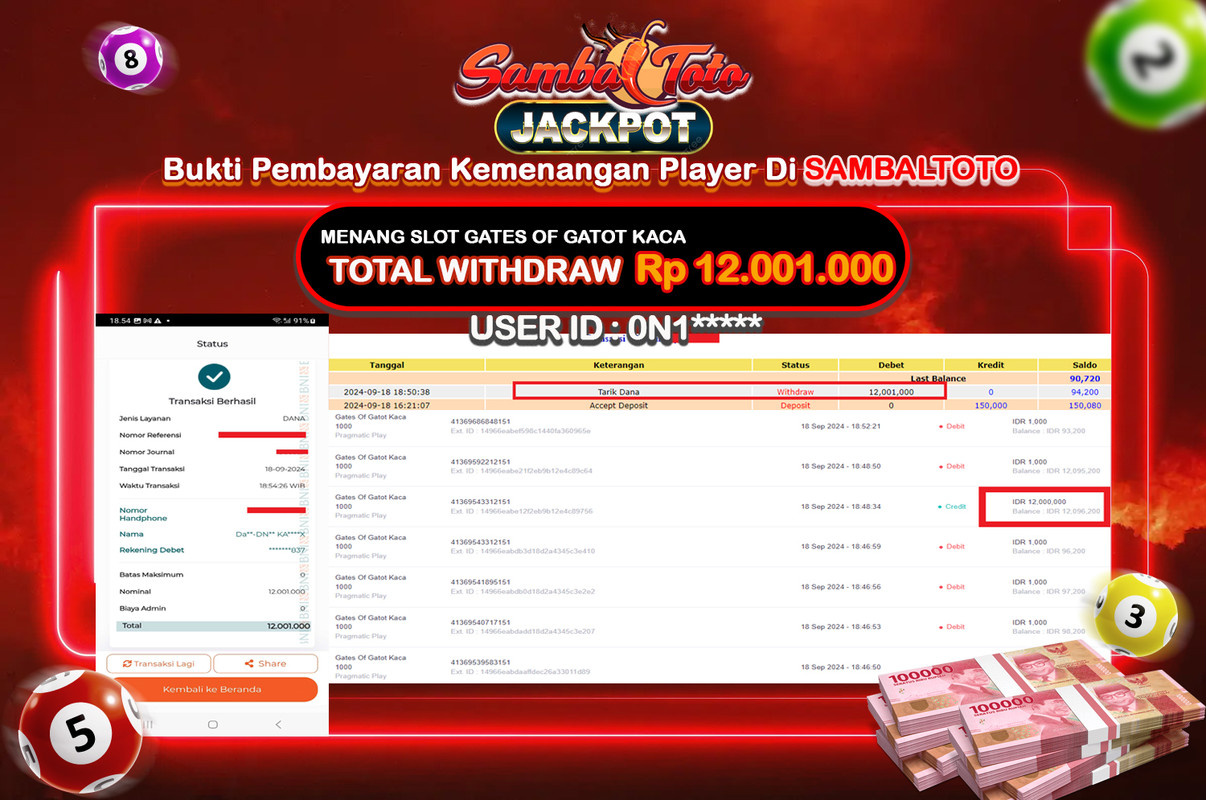 Bukti JP ( 18 September 2024 ) Lunas Rp 12.001.000,-