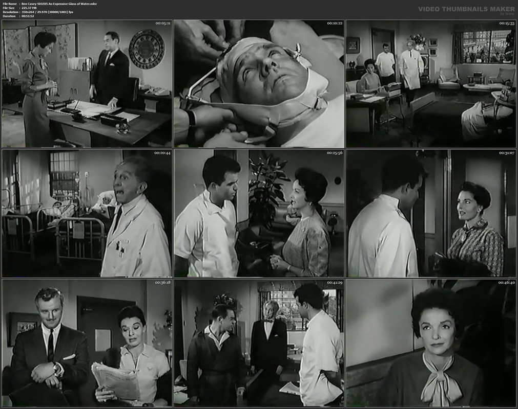 Ben Casey S01E05 An Expensive Glass of Water.mkv