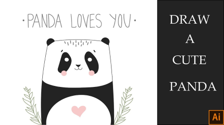 How to Draw a Cute Panda in Adobe Illustrator