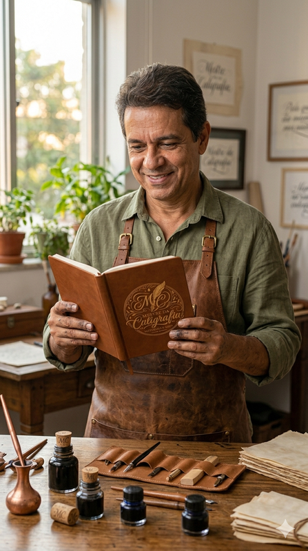 Instructor with Book