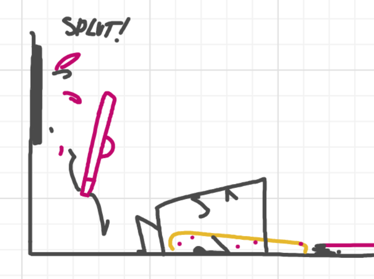 A panel from A Murder On The, episode six of the Board Boards object show by Furretwalk/WalkingFurret.