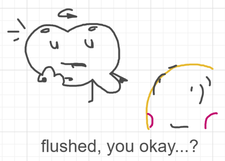 A panel from You're In Danger, Boy, episode seven of the Board Boards object show by Furretwalk/WalkingFurret.