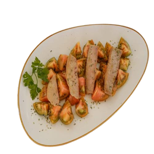 tomate raf o kumato con ajos