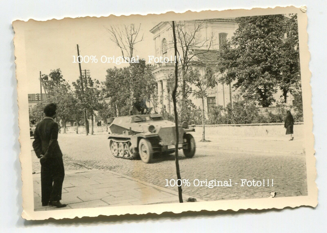 Foto deutscher Panzer Führungspanzer Munitionstransporter Halbke